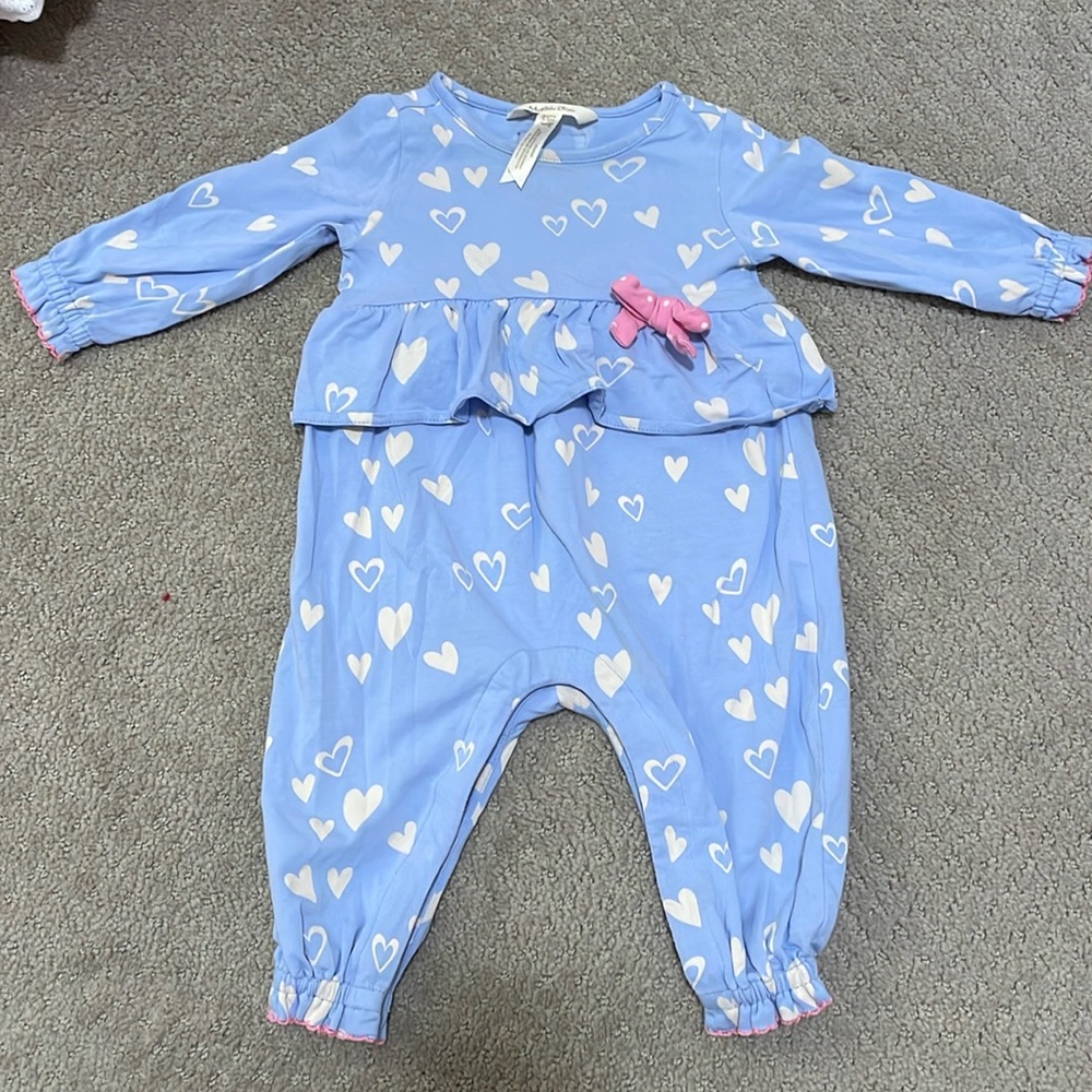 Matilda Jane long-sleeve romper size 3-6 months. Great for Valentines Day 💕